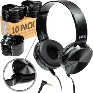 Classroom Headphones (10 Pack): On-ear Premium Student ...
