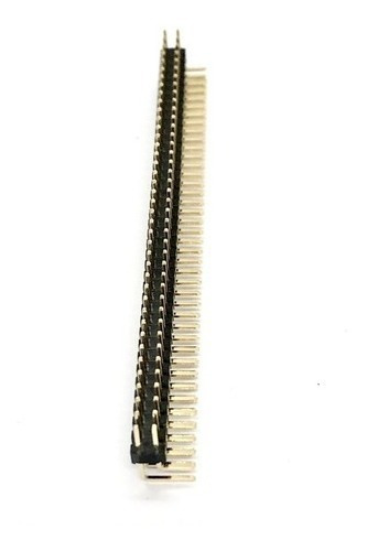 (100x) Barra De Pino Dupla 40 Vias 90o 2,54mm (2x40x11,2)