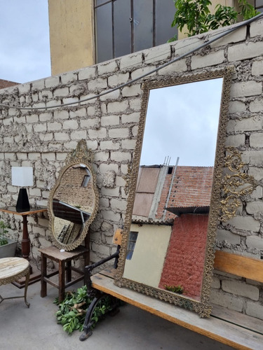 Imagen 3 de 3 de Muebles Antiguos De Bronce Con Mármol