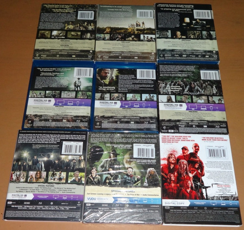 The Walking Dead Blu-ray Pack 9 Temporadas Originales De Usa