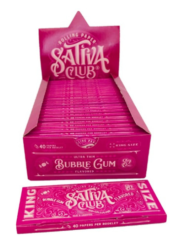 Celulosa Sativa Club Sabor Bubble Gum Kingsize 110mm Premium