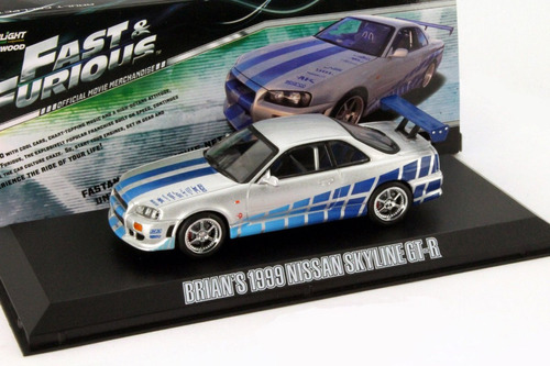 Brian's Nissan Skyline Gt-r  1999 Fast And Furious  1:43