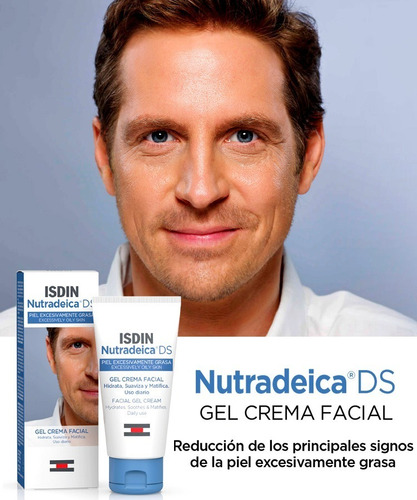 Imagen 2 de 5 de Gel Crema Facial Piel Grasa Nutradeica Isdin 50ml