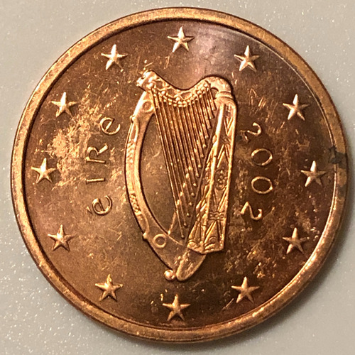 Irl030 Moneda Irlanda 5 Euro Cent 2002 Unc-bu Ayff (Usado)