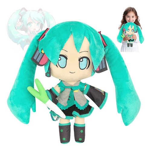 Peluche Muñecas Hatsune Miku Cebolleta Niños Juguete Regalo