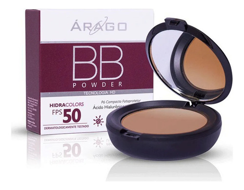 Bb Powder Hidracolors Fps 50 Árago Pó Compacto Bronze Cores