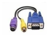 Cable  Convertidor Vga A Super Video S-video Rca Pc A Tv