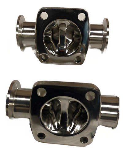 Valvula A Piston Para Proceso Alfa Laval Saunders Clamp (Usado)