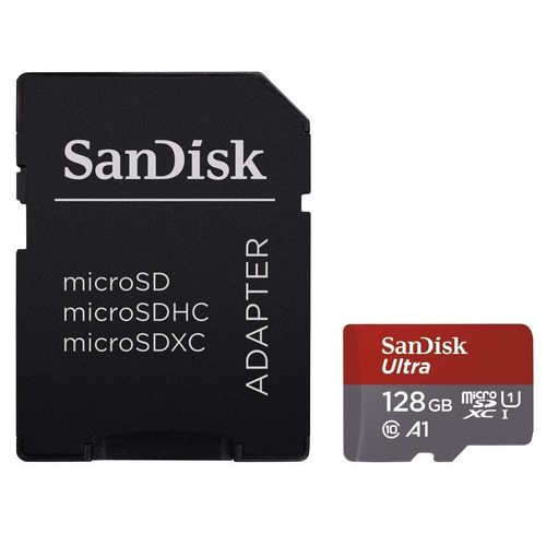 Imagem 1 de 5 de Cartão Memória Sandisk Ultra 128gb Micro Sd Xc Uhs-i 100mb/s