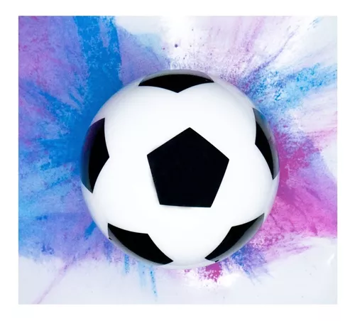 Color Blaze Balón de fútbol para revelación de género – Pelota de 5.5  pulgadas con polvo de color rosa y azul Holi – Perfecto para fiestas de