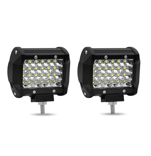 200w 4in Car Led Work Light Bar Lampara Conduccion Barco 4x4