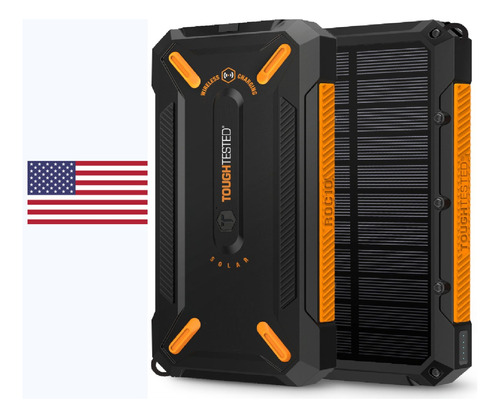 Cargador Portátil Solar 10000 Mah Powerbank Carga Rápida Cel