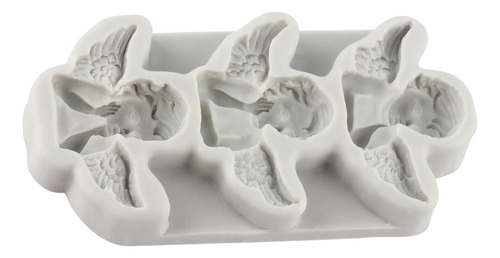 3d Angel Baby Silicone Fondant Molds Querubín Caramelo Molde