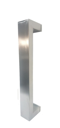 Barral Medio Manijon 40 Cm Inoxidable Puerta Madera Metal