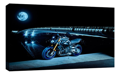 Cuadro Decorativo Canvas Moderno Motocicletas Carreras Color Motocicletas Carreras 45 Armazón Natural