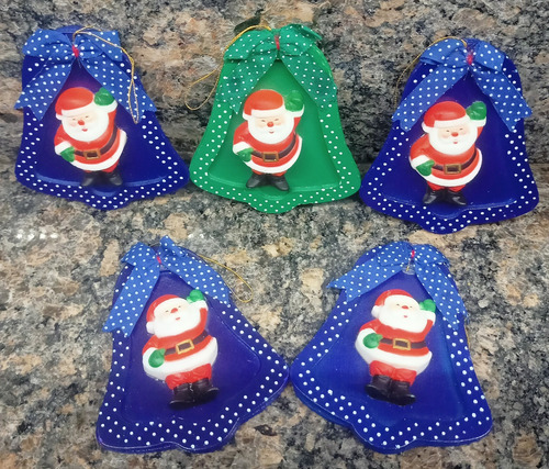 Set 7 Adornos Colgantes De Navidad Para El Arbolito