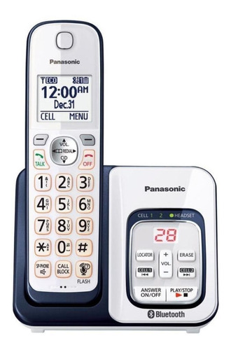 Teléfono Panasonic Central Inalambrica  KX-TGD563A inalámbrico - color azul marino