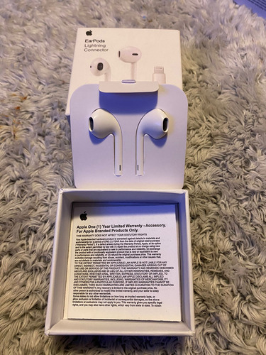 Apple Earpods Con Conector Lightning - Blanco