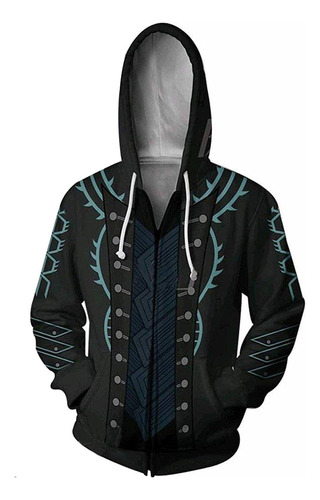 Juego Devil May Cry 5 Sudadera Vergil Cremallera Chamarras