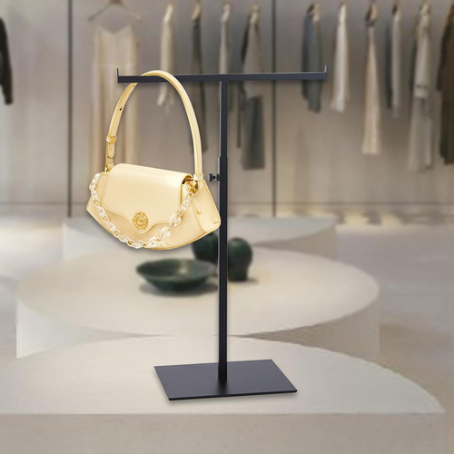 Soporte De Exhibición En Forma De T Para Collares Negro