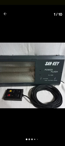 Flash De 1500w Sankey Con Control Remoto. Impecable Gris Blanco Frío (Usado)