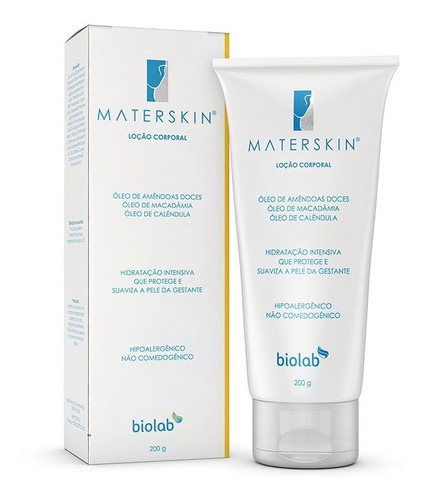 Materskin Loção Hidrat Prev De Estrias Na Gestação 200g