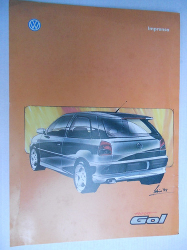 Gol G2 1994 Desenho Impressa Volkswagen Brasil 1