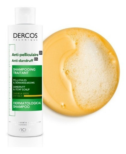 Imagen 4 de 7 de Shampoo Dercos Anti Caspa Cabello Seco