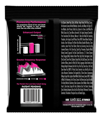 Imagen 2 de 2 de Encordado Guitarra Eléctrica Cobalt 2723 09-42 Ernie Ball