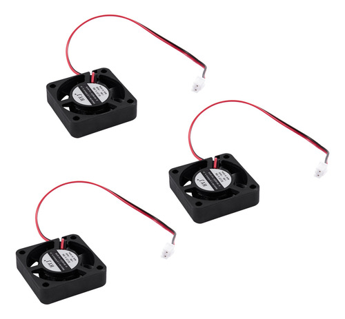 3 Ventiladores De Refrigeración Para Cpu, 12 V, 0,1 A, 2 Pin