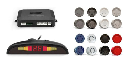 Sensor De Estacionamiento P/ Volkswagen Gol Pow Con Display 