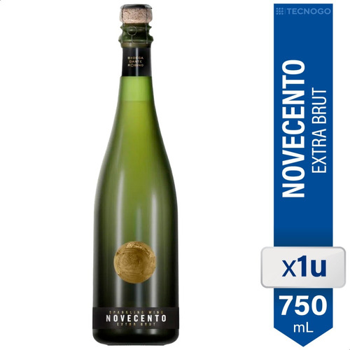 Espumante Novecento Extra Brut 750 Ml Botella 01almacen