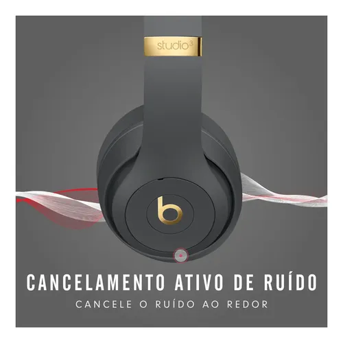 Fone de ouvido over-ear gamer sem fio Apple Beats Bluetooth Studio