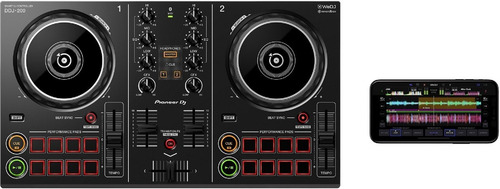 Imagen 5 de 10 de Controlador Dj 2 Canales Bluetooth Usb Pioneer Ddj-200