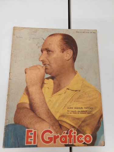 Rev El Grafico N° 1680 19/10/1951 Fangio Pelea El Campeonato