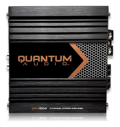 Amplificador Quantum Audio Qrx1504 Clase D 2500w 4 Canales Negro