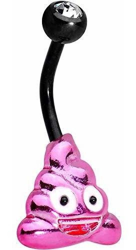 Aros - Officially Licensed Pink Poop Black Anodized Steel Cl