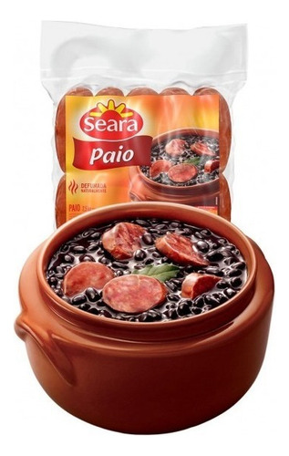 4 Pacote Paio Seara Linguiça Feijão Caldos2,5k