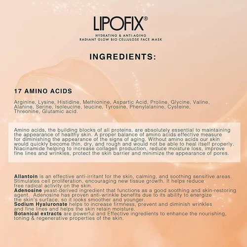 Mascarilla Hidratante Antienvejecimiento Lipofix