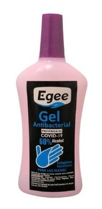 Gel Antibacterial Egge Alcohol - Unidad a $7990