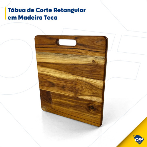 Tabua De Corte Retangular Frio Churrasco Carne Rustica 38x33
