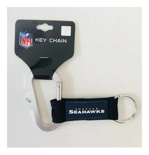 Llavero Carabiner Seatle Seahwaks Producto Oficial De La Nfl