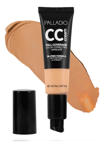 Base de maquillaje en crema Palladio CC Cream Palladio tono medium 31c - 25mL