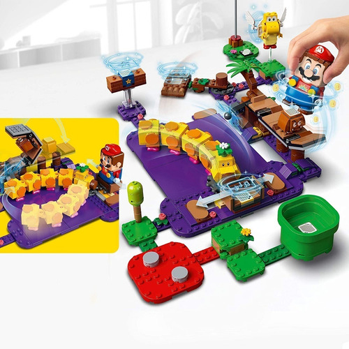 Imagen 2 de 10 de Lego Super Mario 71383 Pantano Venenoso De Wiggler 374 Pzs