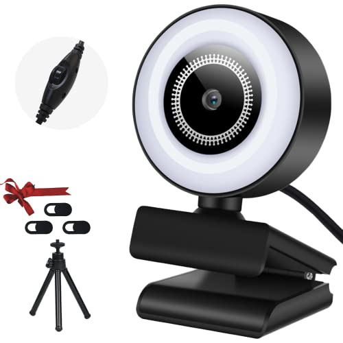 2k Hd Webcam, Streaming Camera With Multi-level Brightness,