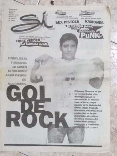 Suplemento * Si * De Clarin * Maradona * Año 1996