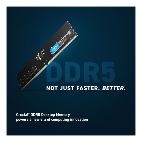 Memoria Ram 32gb 5600 Mhz Ddr5 Crucial 6