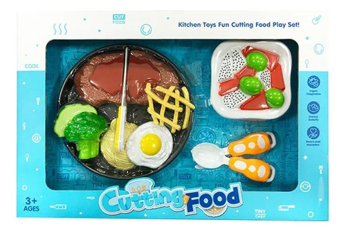 Comida Velcro Juguete Cutting Food Playking