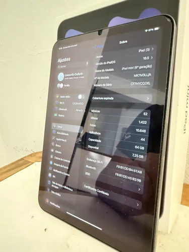 Apple Ipad Mini (6a Geração) 8.3 Wi-fi Cinza-espacial | MercadoLivre