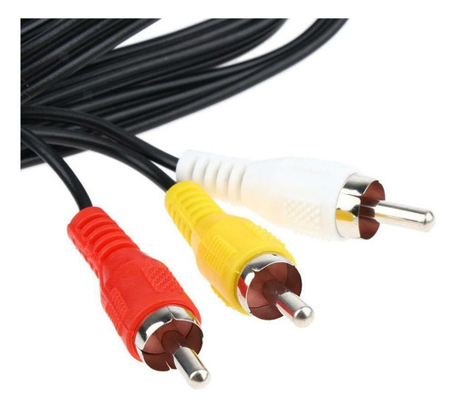 Cable Av Vídeo Audio Rca Para Playstation Ps1 Ps2 Ps3